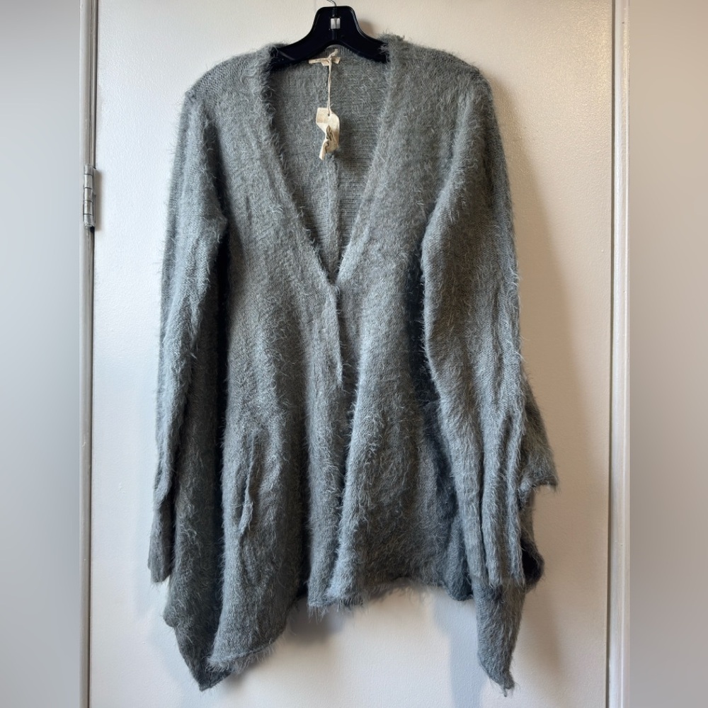 New Mystree Women’s Cozy Grey Women's Sweater Sz L